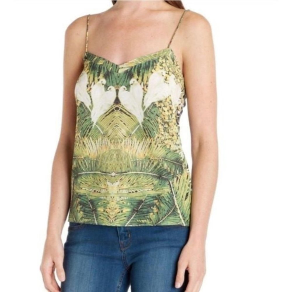 NWT Ted Baker Cynaria Tropic Paradise Print Cami Tank Top